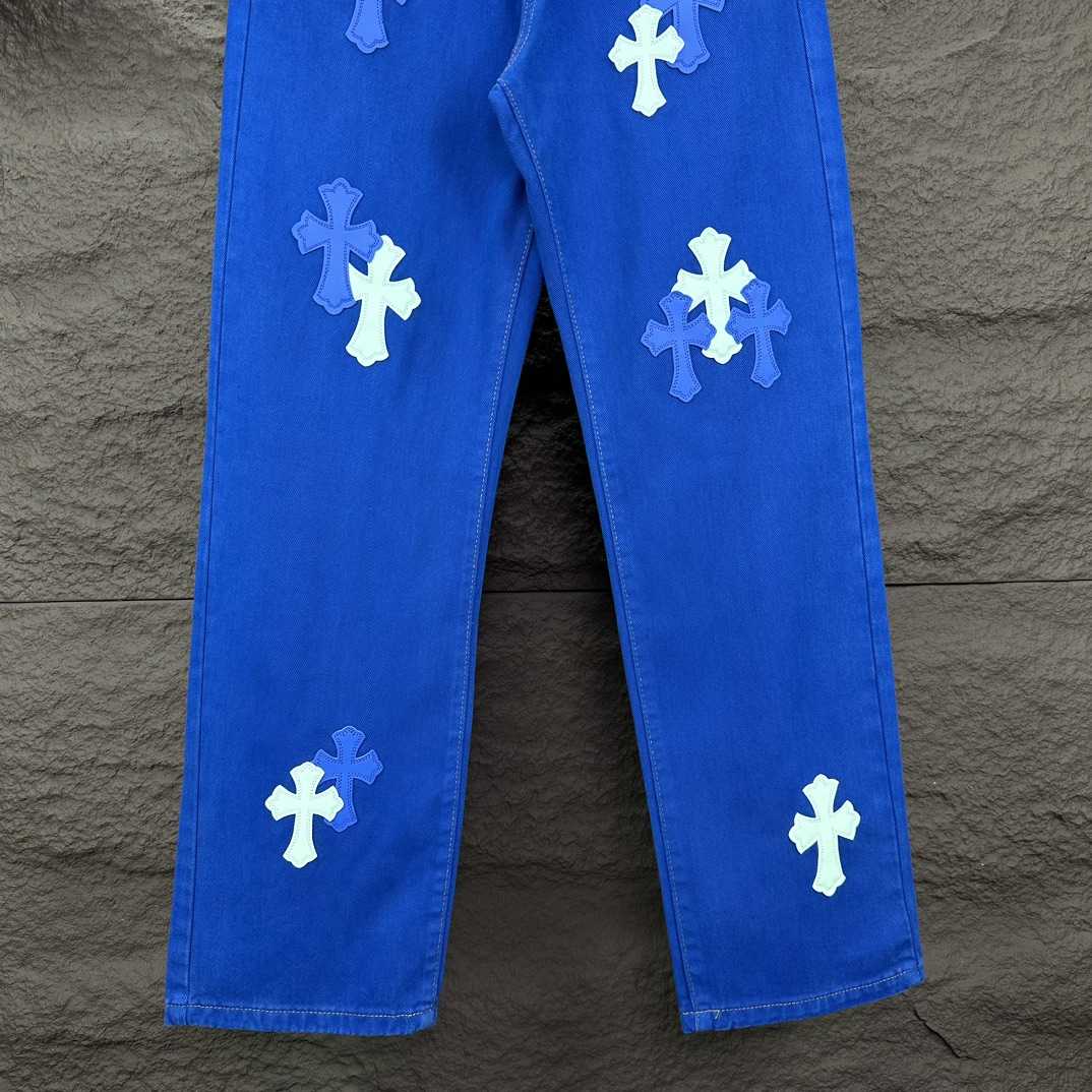 Chrome Hearts Straight Leg Jeans - EUR FASHION