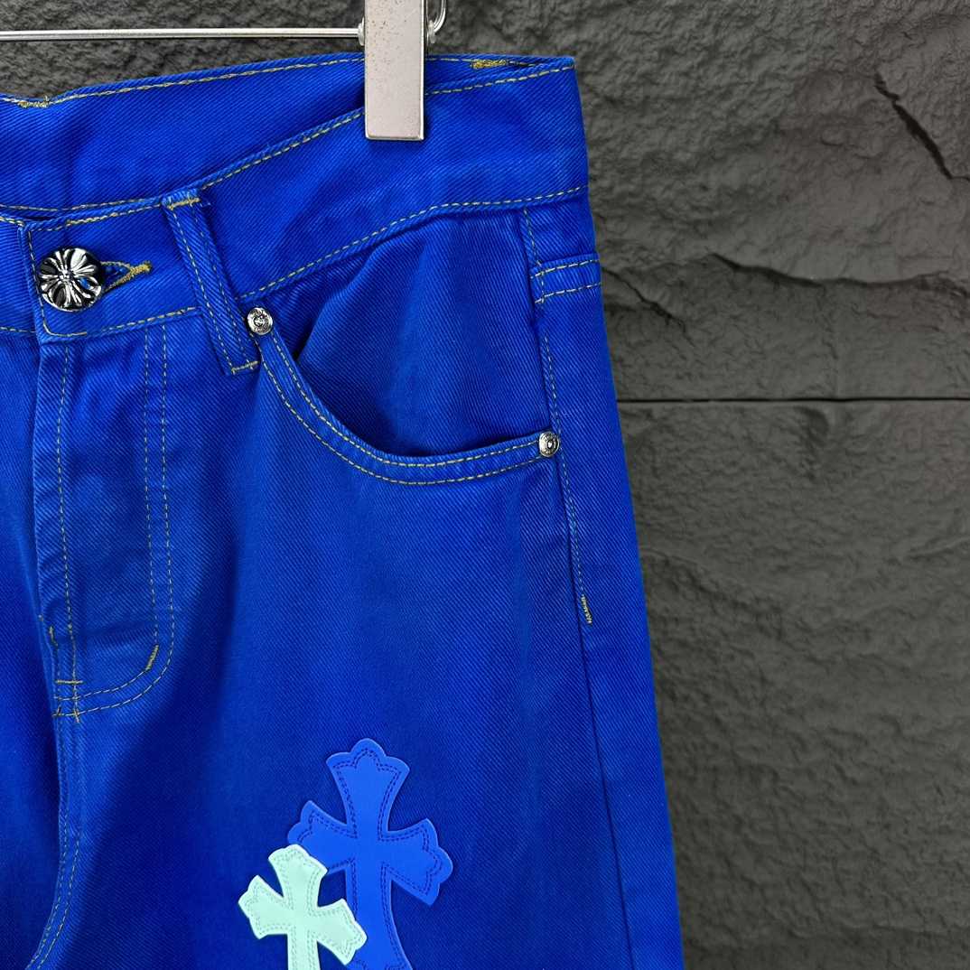 Chrome Hearts Straight Leg Jeans - EUR FASHION