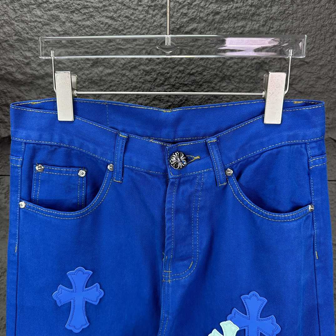 Chrome Hearts Straight Leg Jeans - EUR FASHION