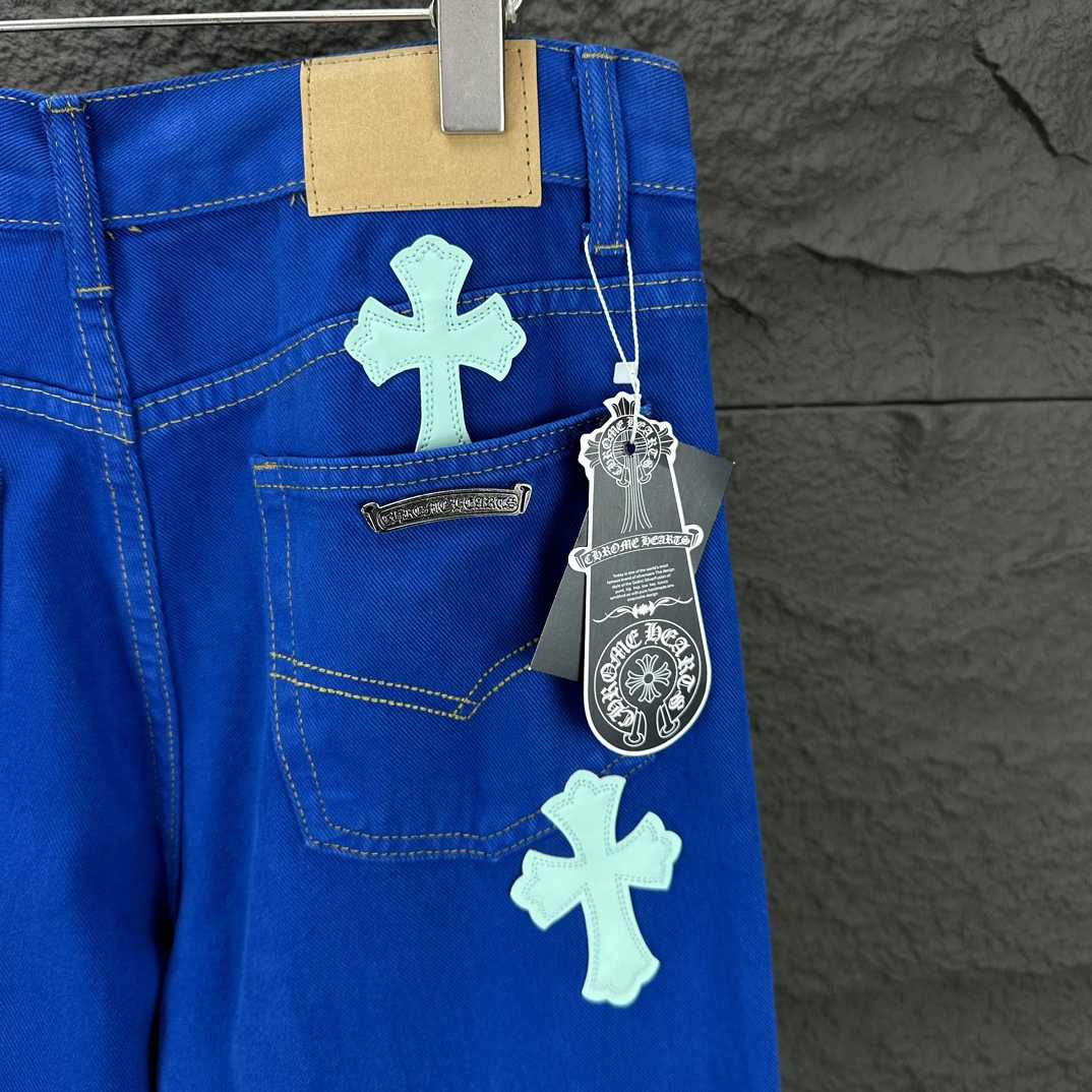 Chrome Hearts Straight Leg Jeans - EUR FASHION