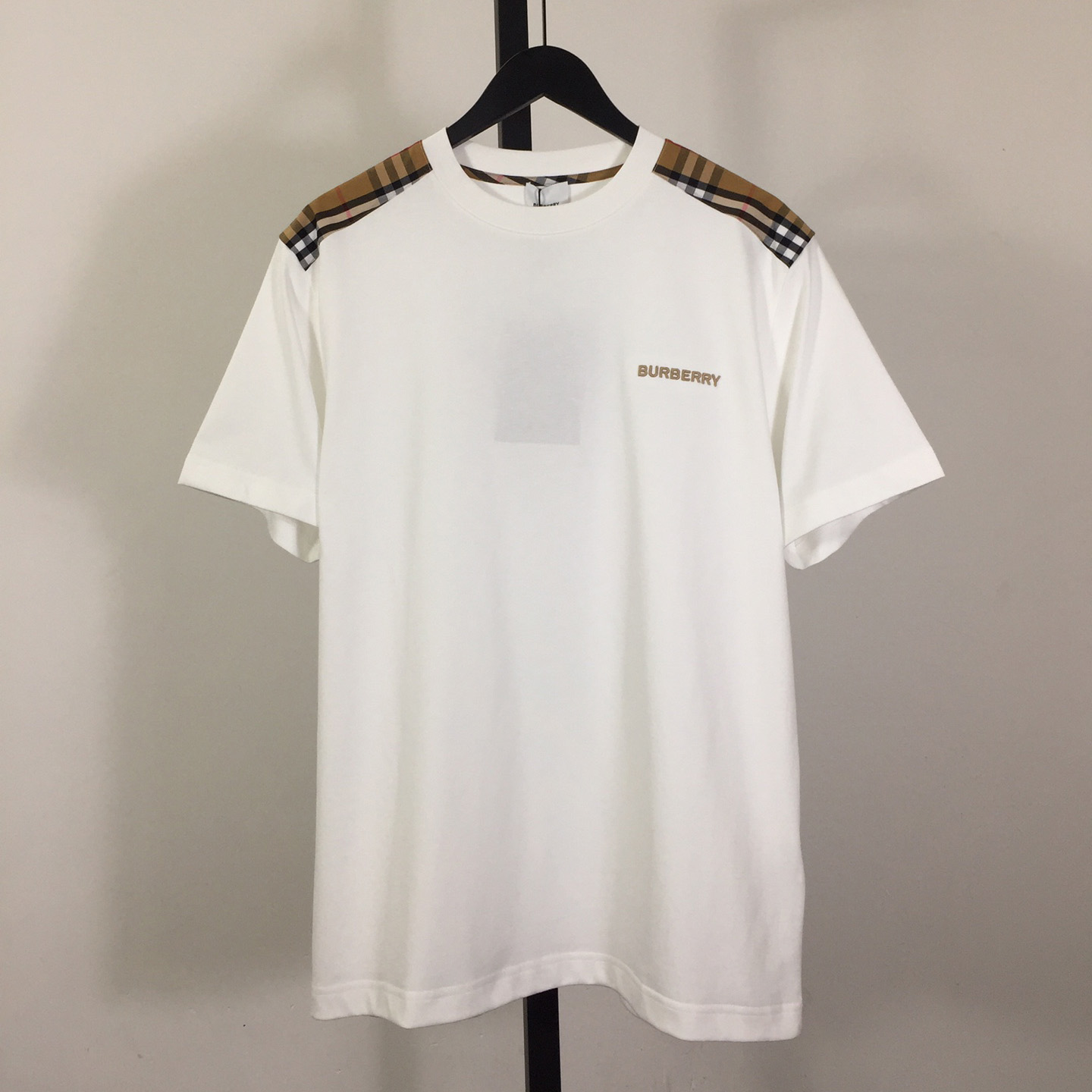 Burberry Check Cotton T-shirt - EUR FASHION
