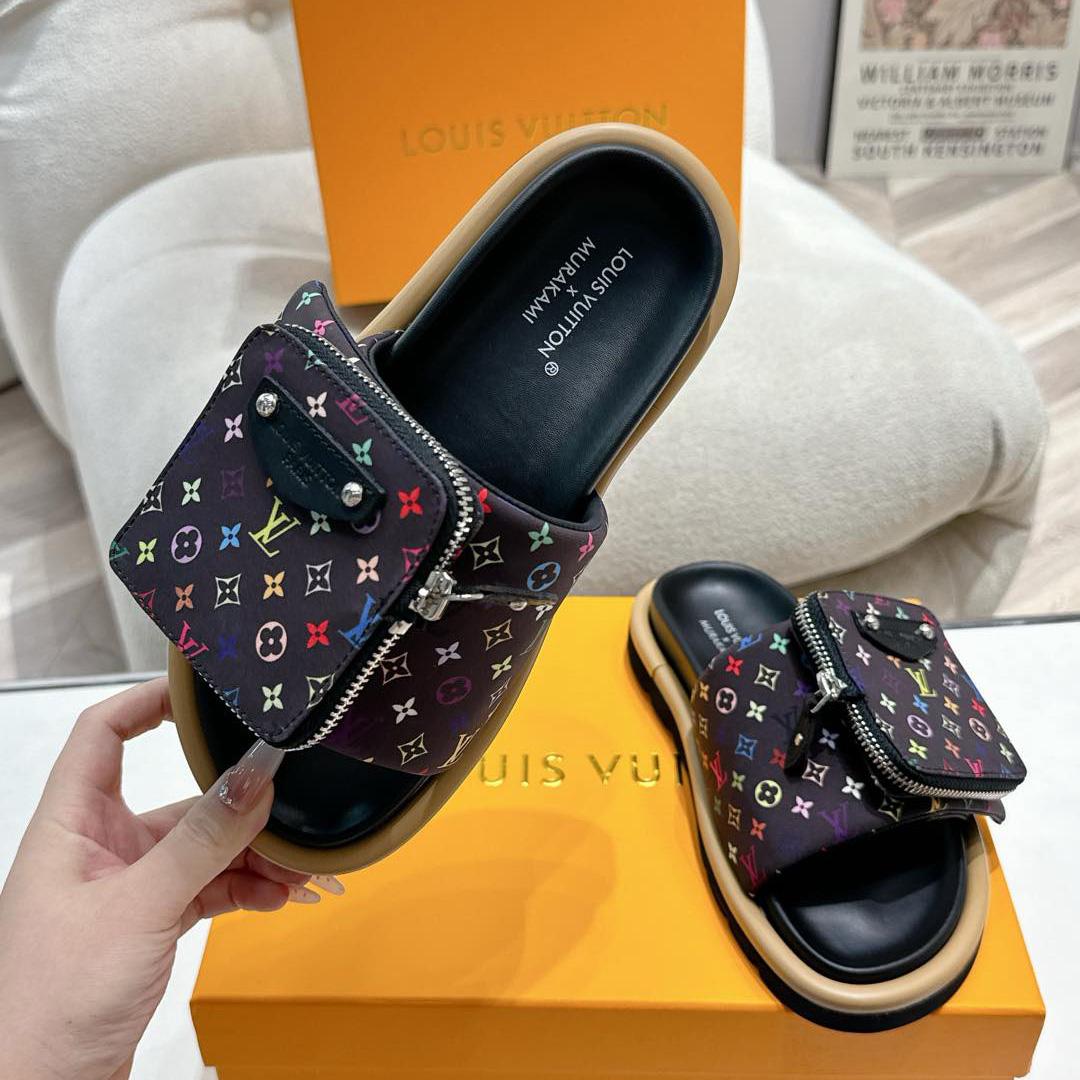 Louis Vuitton LV x TM Pool Pillow Flat Comfort Mule    - EUR FASHION