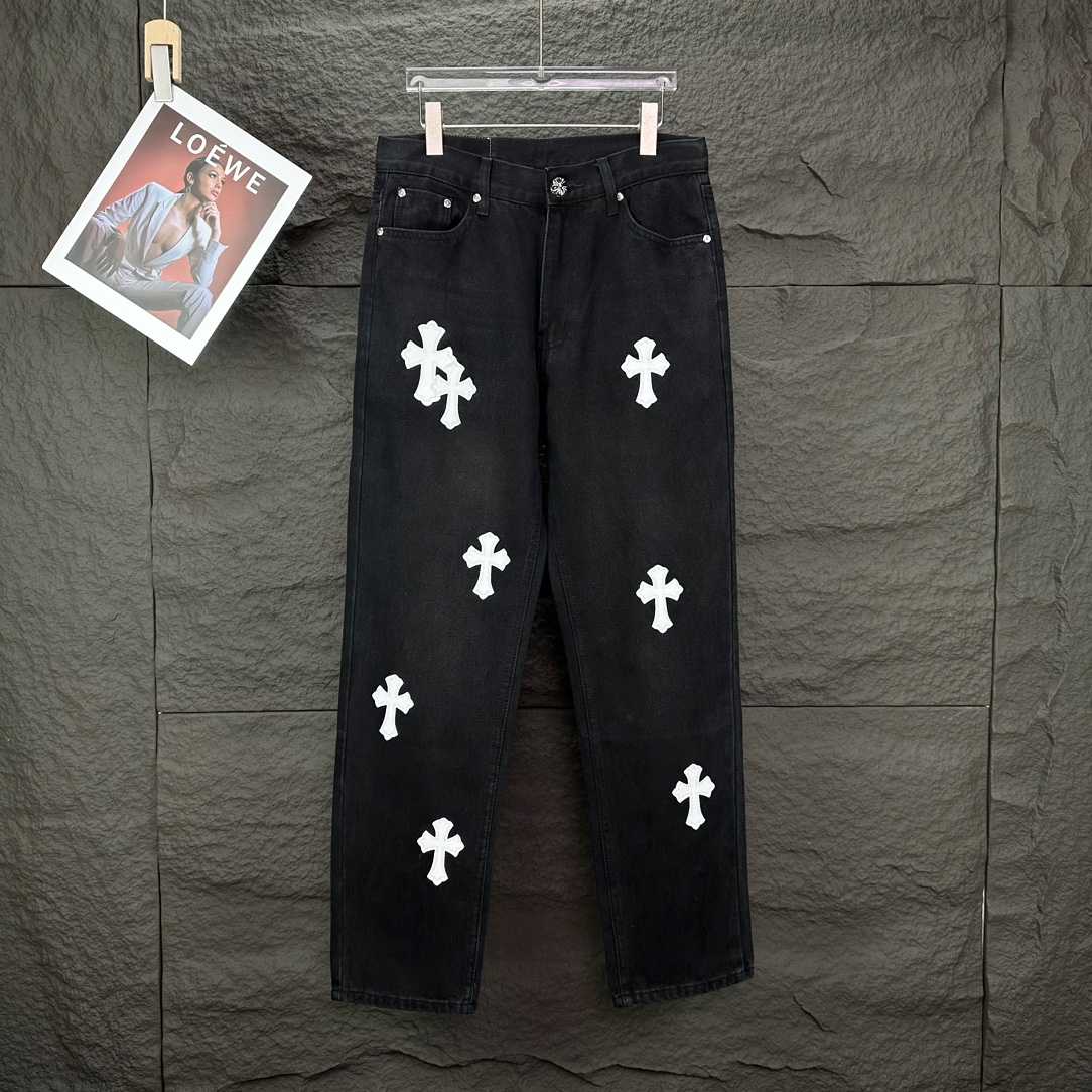 Chrome Hearts Straight Leg Jeans - EUR FASHION
