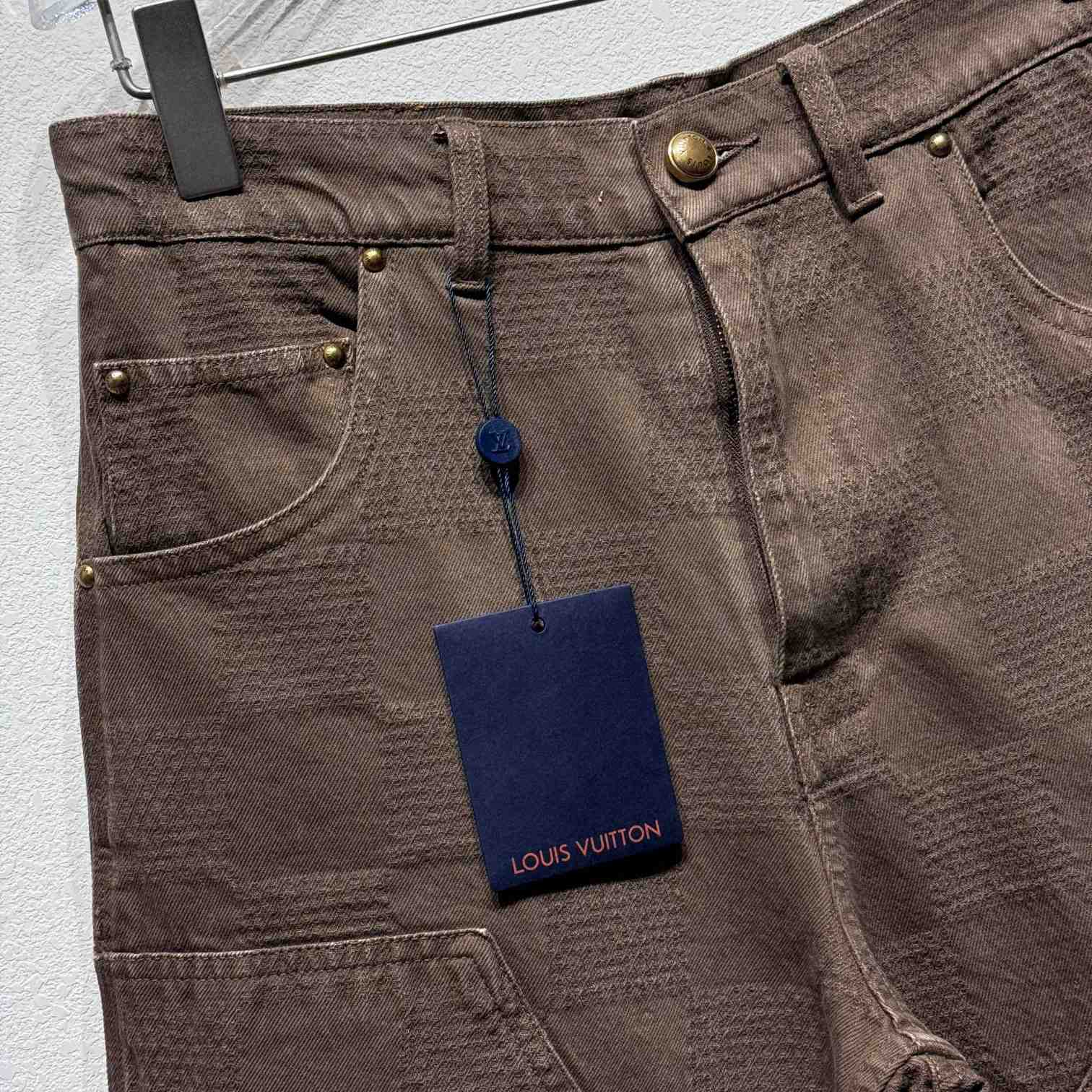 Louis Vuitton Damier Denim Shorts   - EUR FASHION