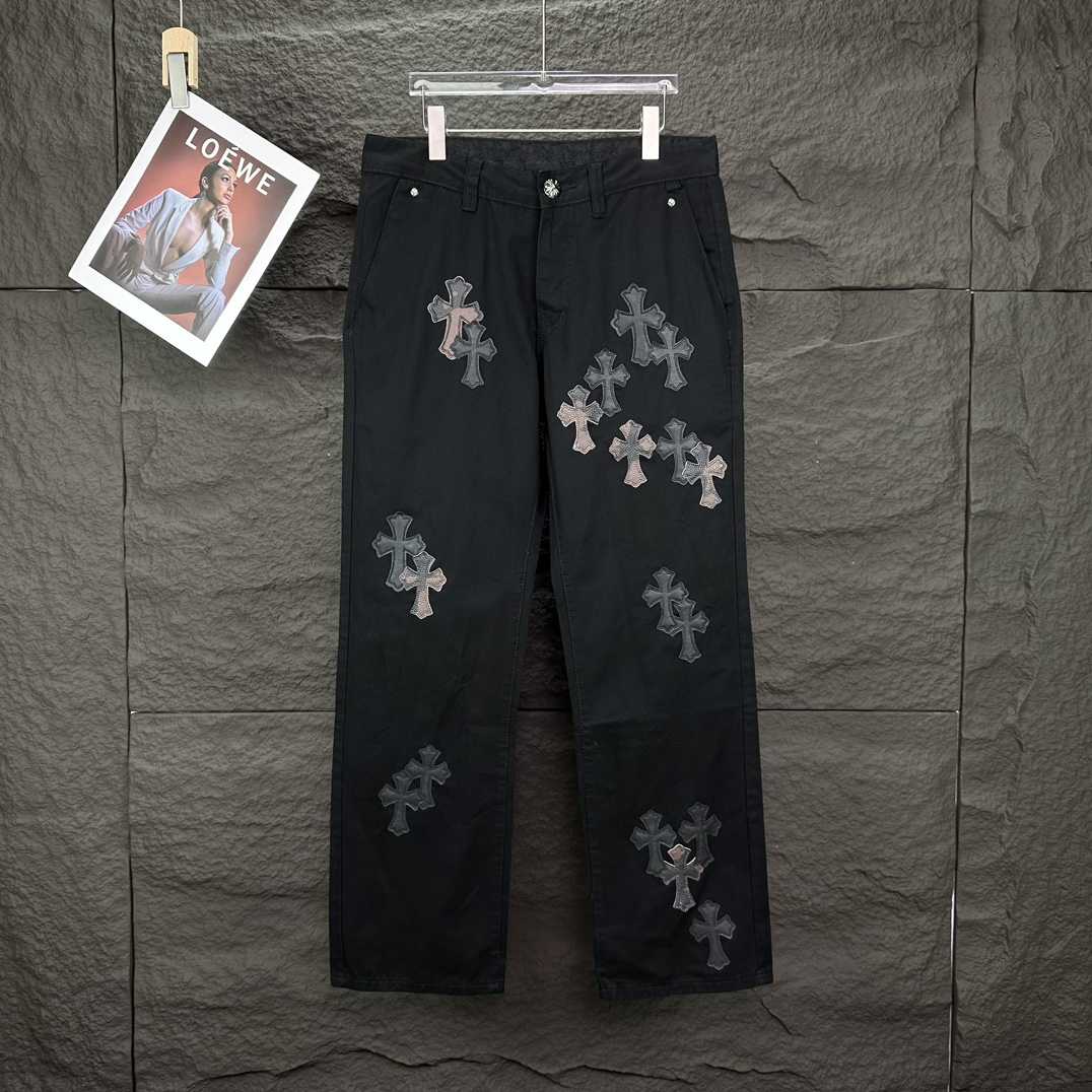 Chrome Hearts Straight Leg Jeans - EUR FASHION
