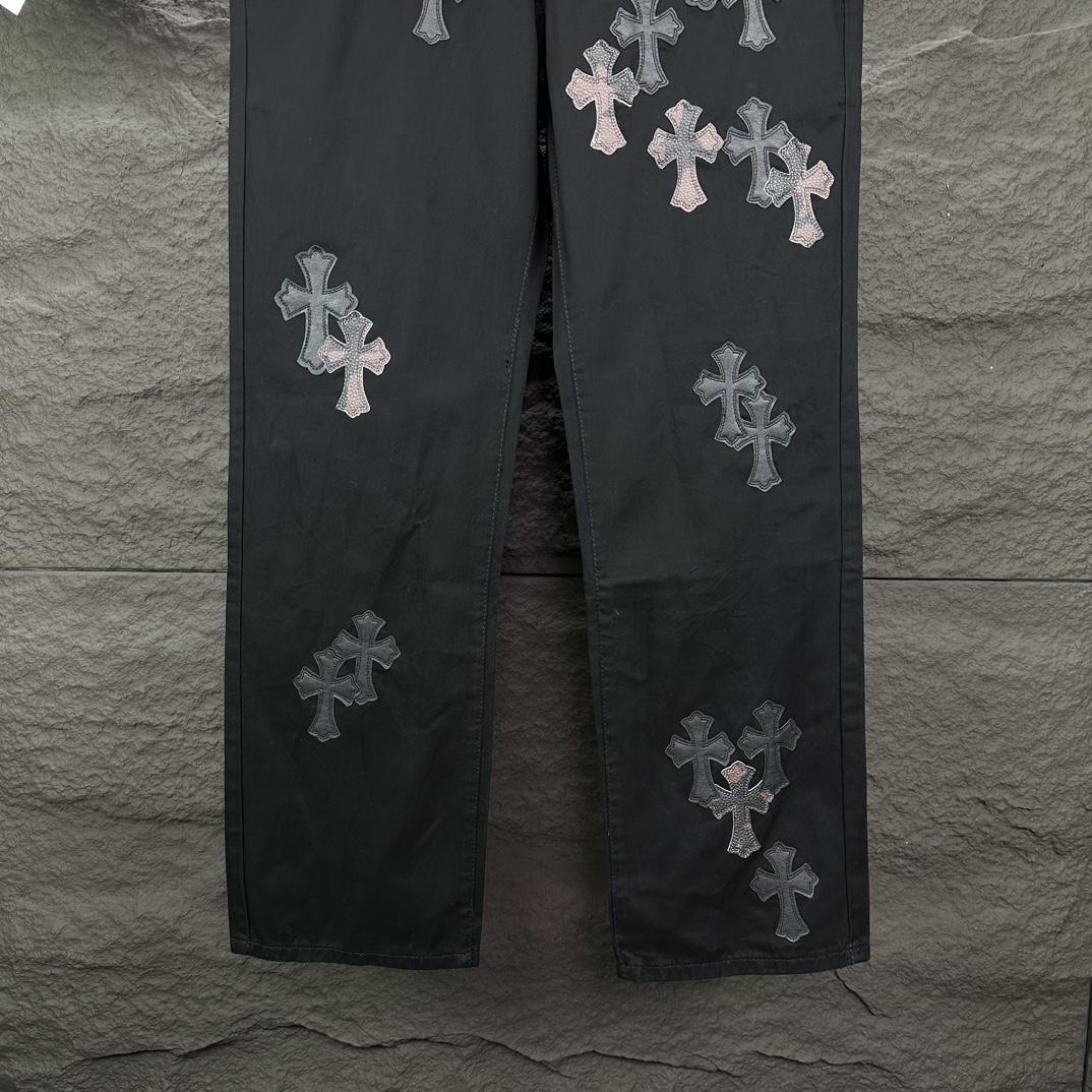 Chrome Hearts Straight Leg Jeans - EUR FASHION