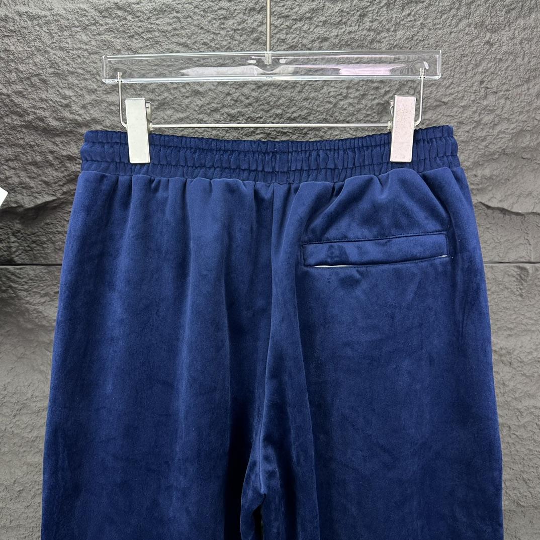 Celine Straight-Leg Logo-Embroidered Cotton-Blend Velour Track Pants - EUR FASHION