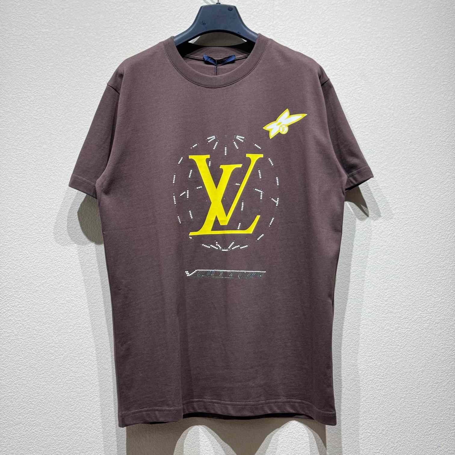 Louis Vuitton Washed Embellished Cotton T-Shirt   1AHCL3 - EUR FASHION