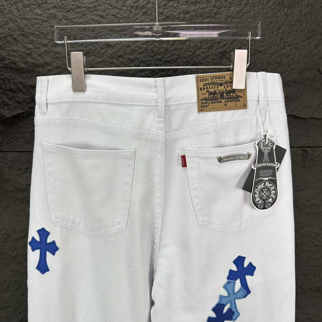 Chrome Hearts Straight Leg Jeans - EUR FASHION