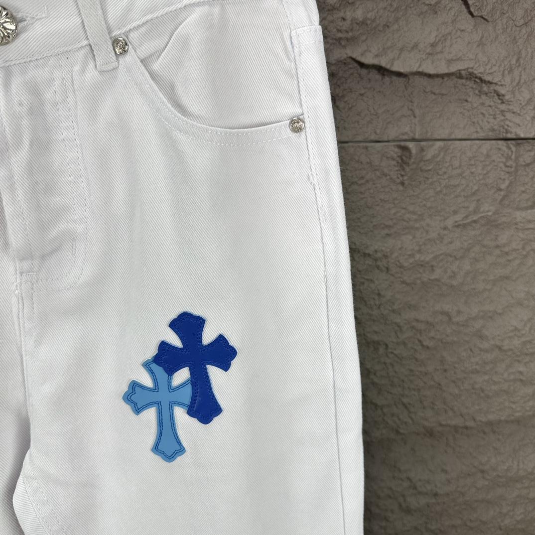 Chrome Hearts Straight Leg Jeans - EUR FASHION