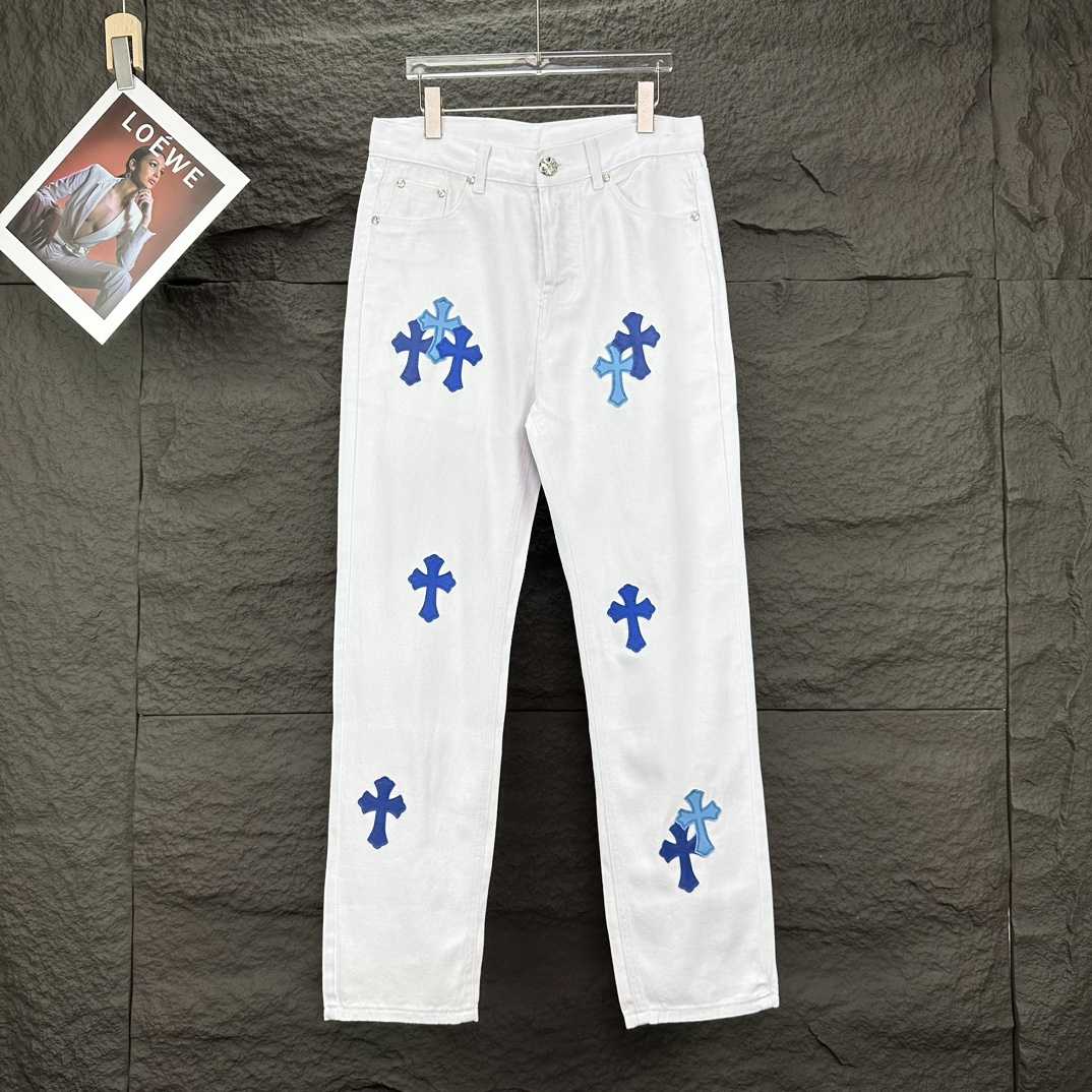 Chrome Hearts Straight Leg Jeans - EUR FASHION
