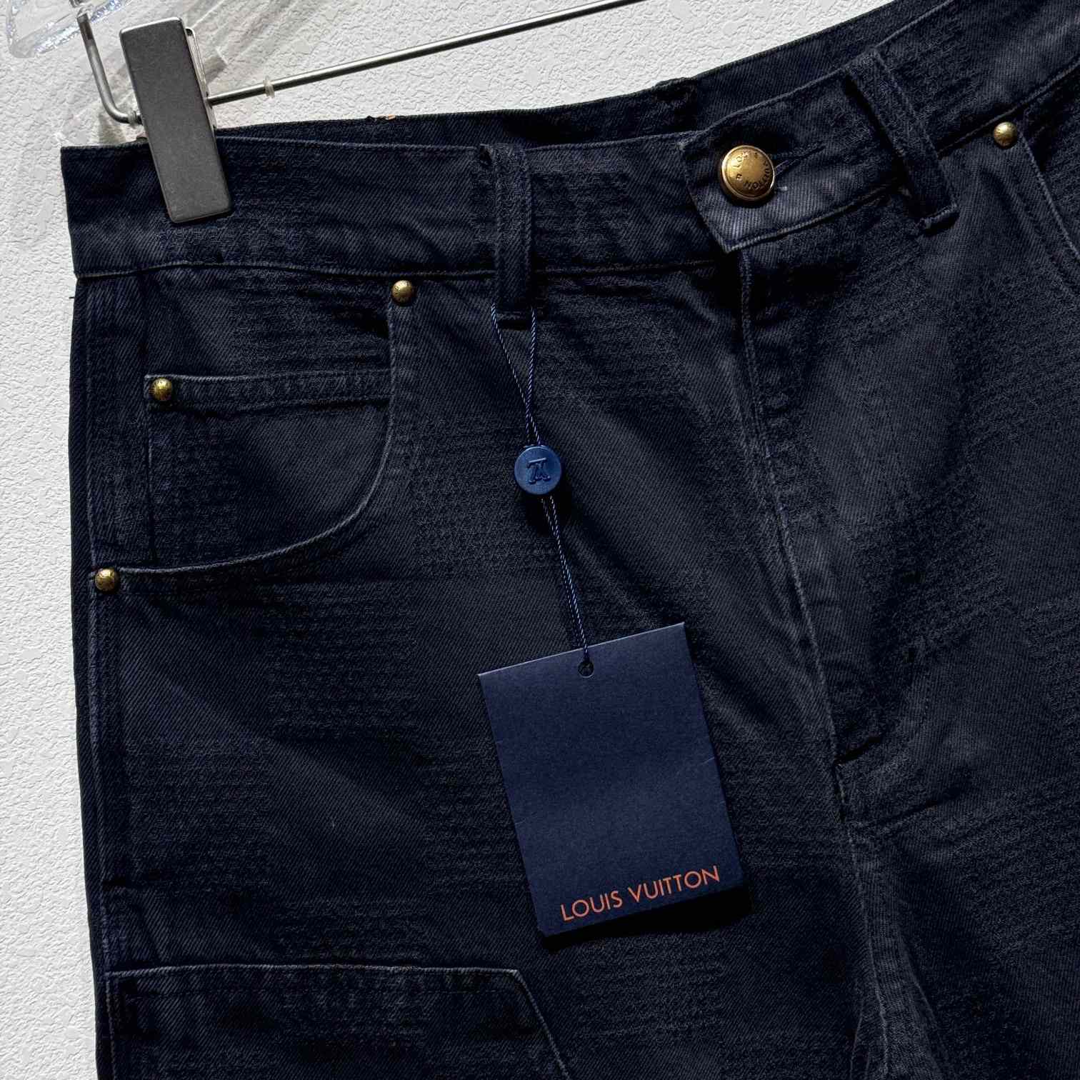 Louis Vuitton Damier Denim Shorts   - EUR FASHION