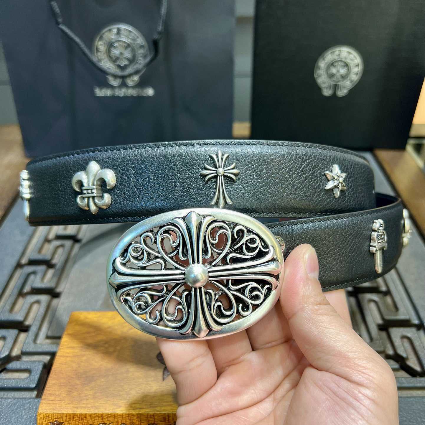 Chrome Hearts Vintage Belt  38mm - EUR FASHION