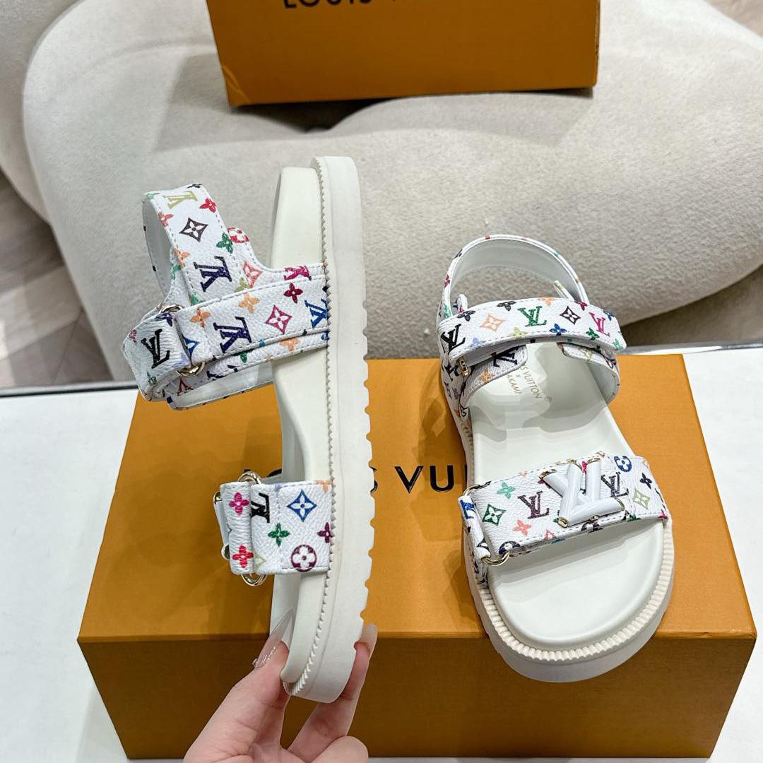 Louis Vuitton LV x TM LV Sunset Flat Comfort Sandal   1AGXEX - EUR FASHION