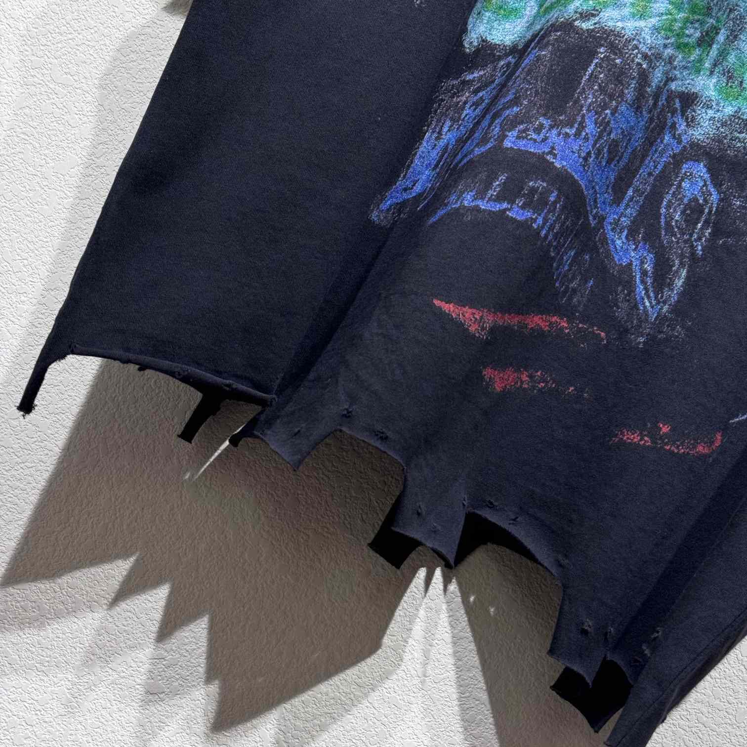Balenciaga DIY Imprint T-Shirt In Washed Black Vintage Jersey - EUR FASHION
