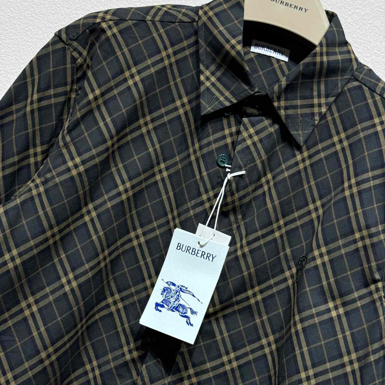 Burberry Regular Fit Check Cotton Shirt - EUR FASHION