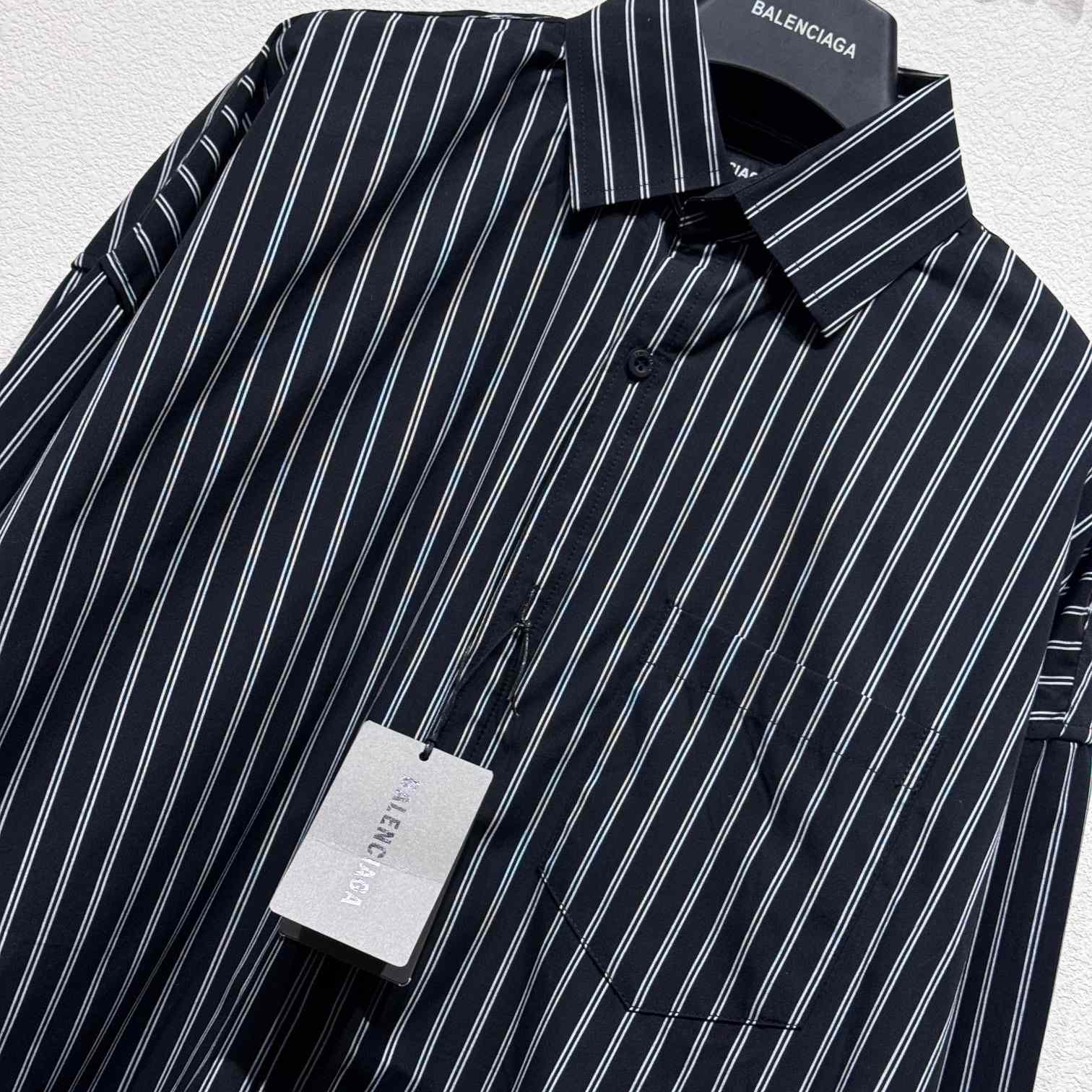Balenciaga Pinstriped Shirt - EUR FASHION