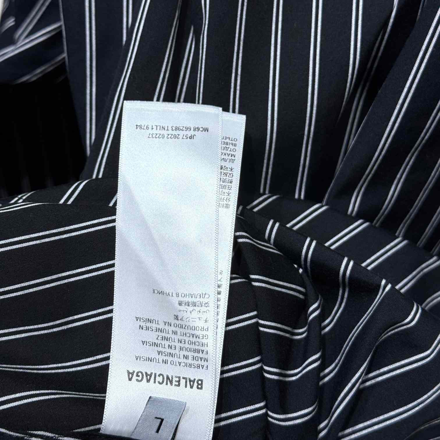 Balenciaga Pinstriped Shirt - EUR FASHION