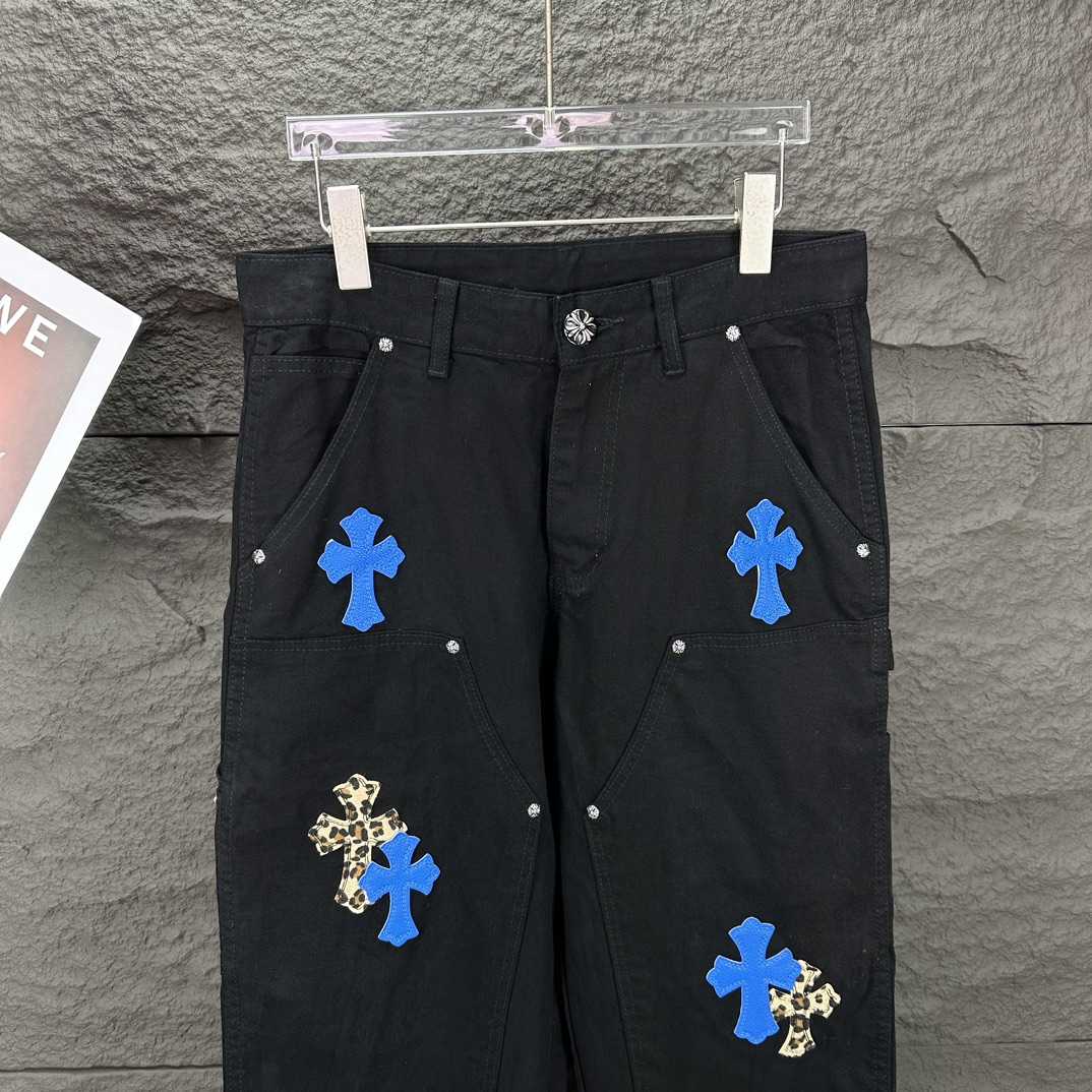 Chrome Hearts Straight Leg Jeans - EUR FASHION