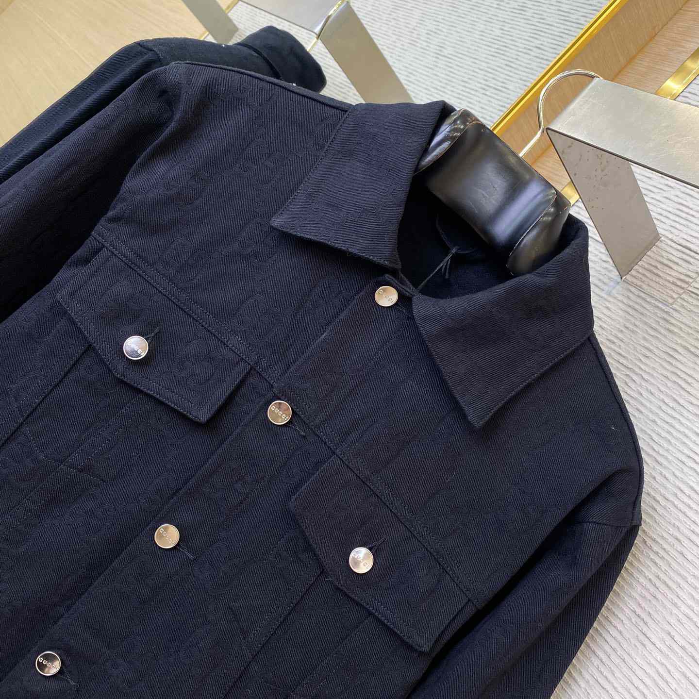 Gucci GG Denim Jacquard Jacket And Jeans - EUR FASHION