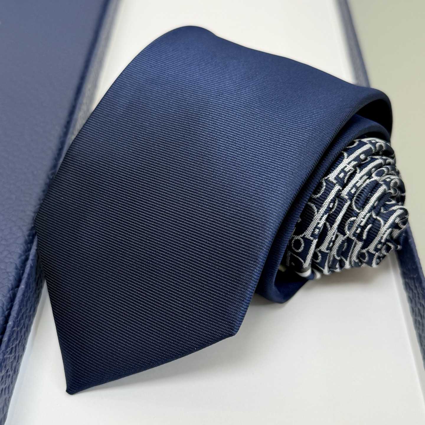 Dior Striped Dior Oblique Tie - EUR FASHION