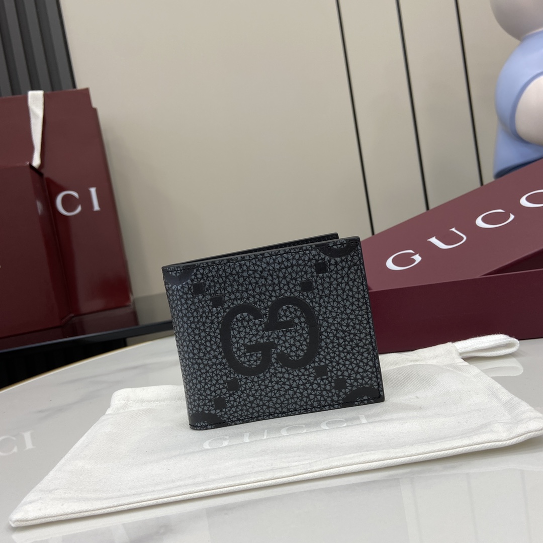 Gucci Maxi GG Bi-fold Wallet - EUR FASHION