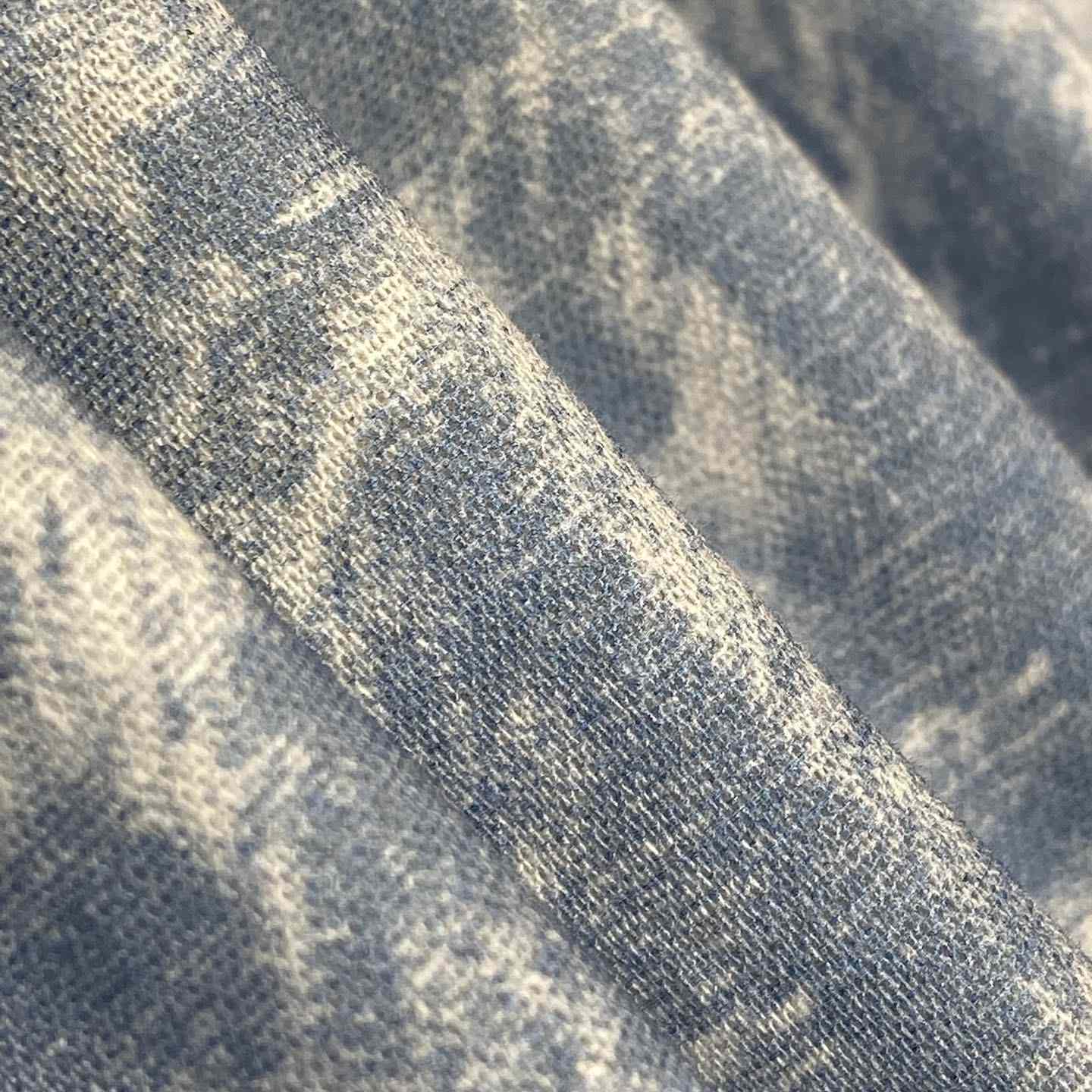 Fendi Blue FF Linen Shorts - EUR FASHION