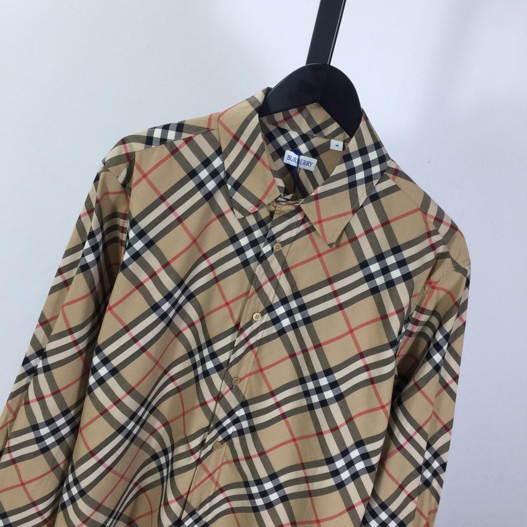 Burberry Check Cotton Shirt - EUR FASHION