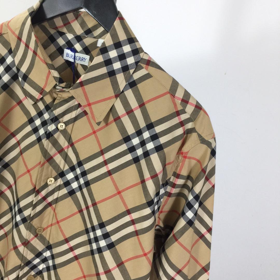 Burberry Check Cotton Shirt - EUR FASHION