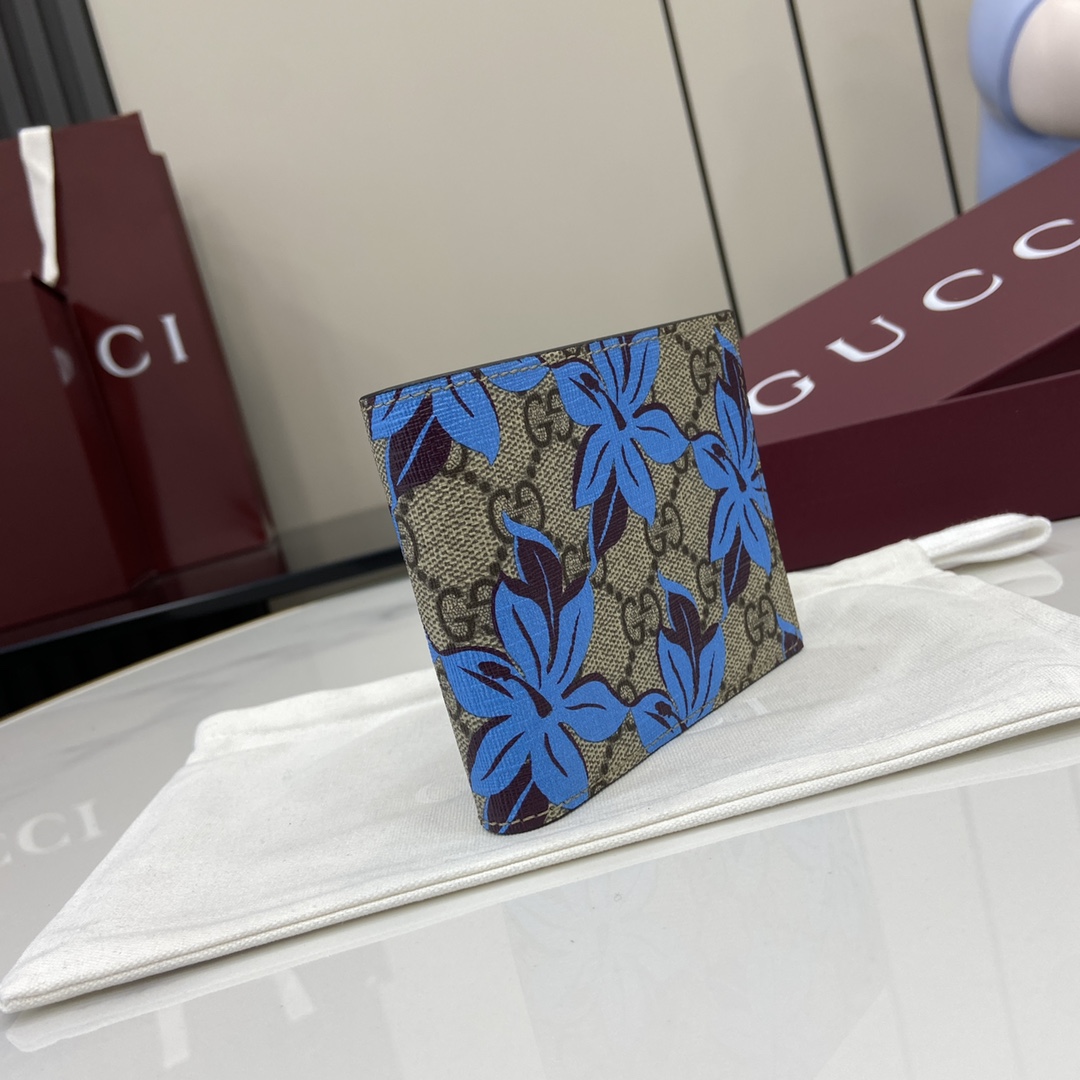 Gucci Bi-fold GG Printed Wallet - EUR FASHION