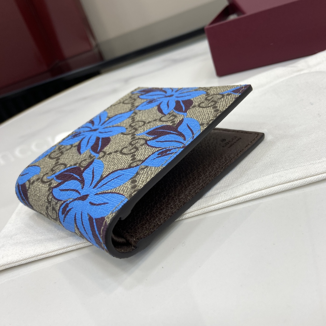 Gucci Bi-fold GG Printed Wallet - EUR FASHION