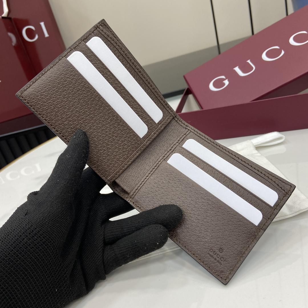 Gucci Bi-fold GG Printed Wallet - EUR FASHION