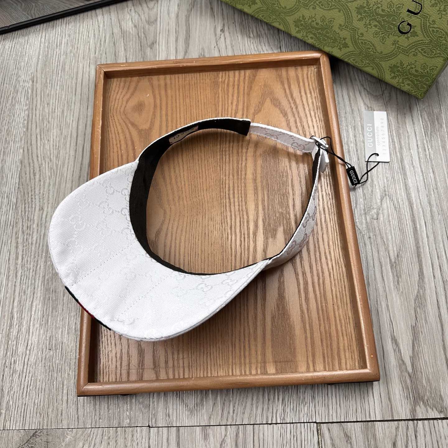 Gucci Original GG Canvas Visor With Web - EUR FASHION