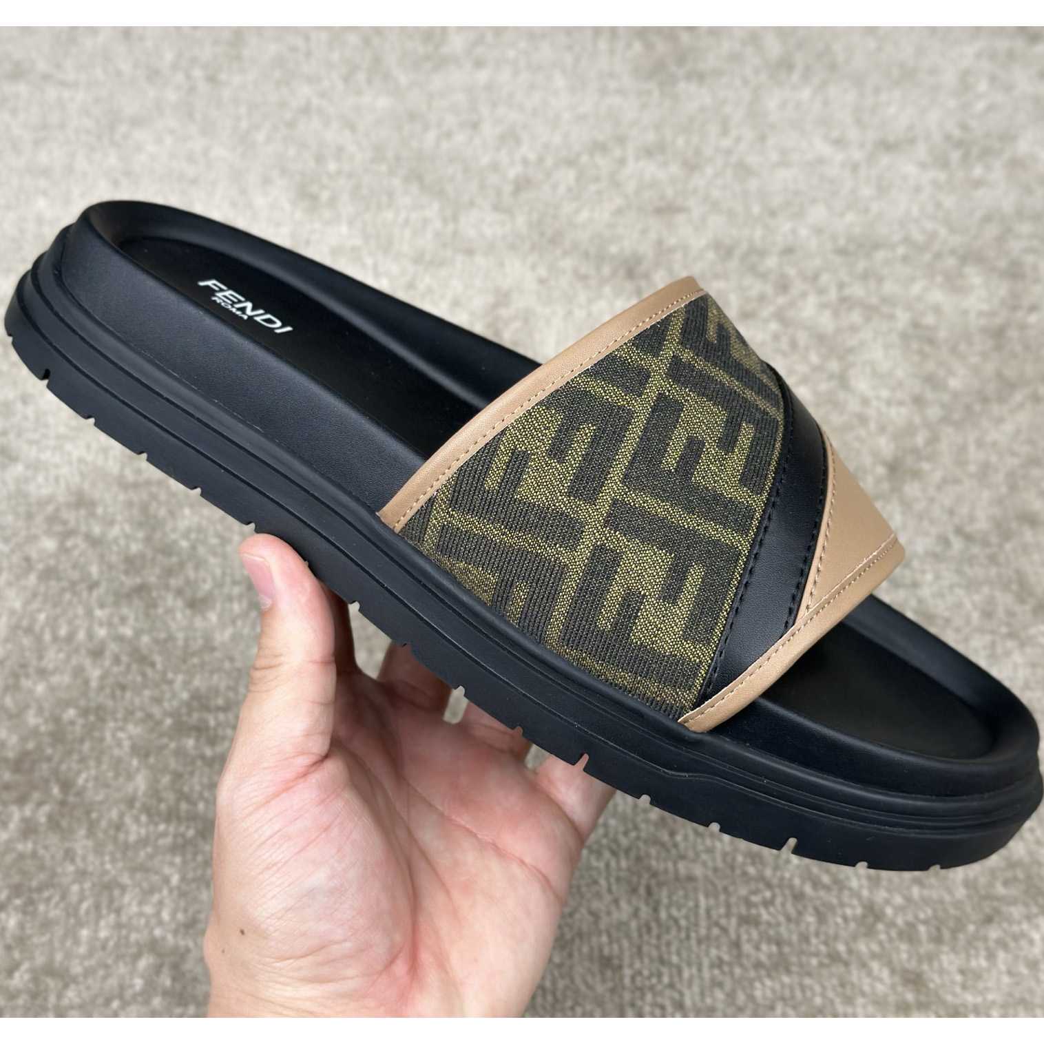 Fendi Diagonal Slides  - EUR FASHION