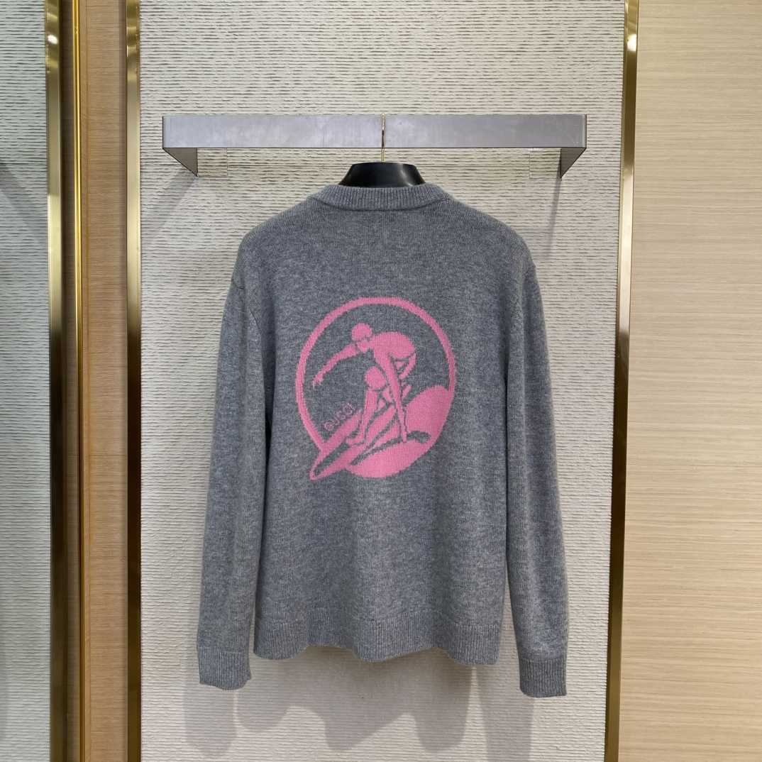 Gucci Wool Cashmere Cardigan With Intarsia  - EUR FASHION