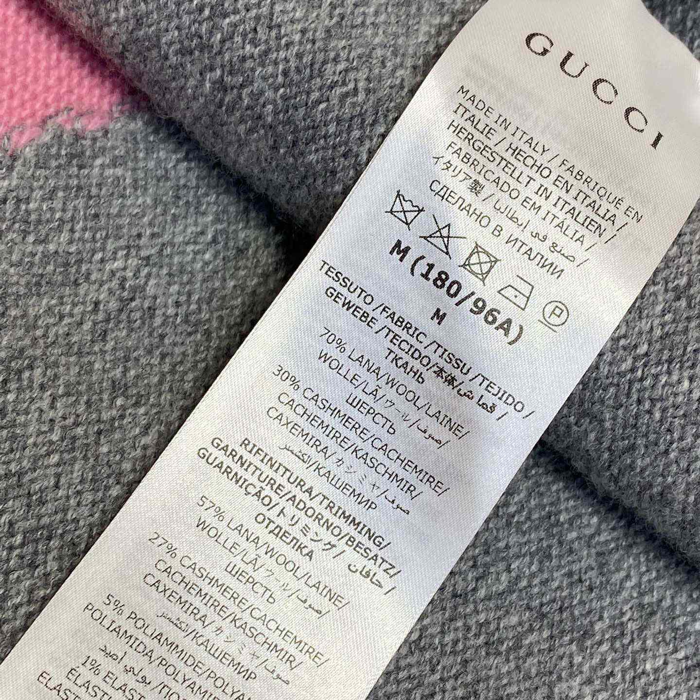 Gucci Wool Cashmere Cardigan With Intarsia  - EUR FASHION
