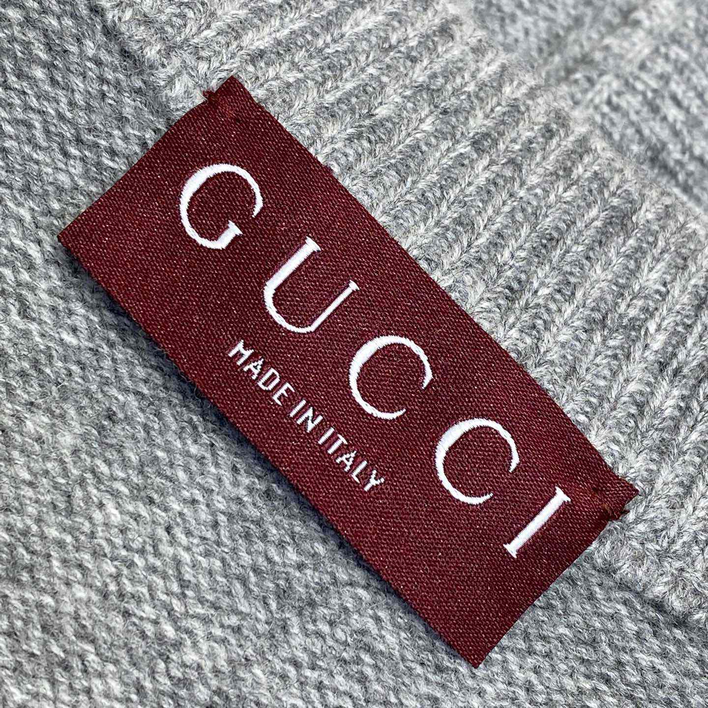 Gucci Wool Cashmere Cardigan With Intarsia  - EUR FASHION