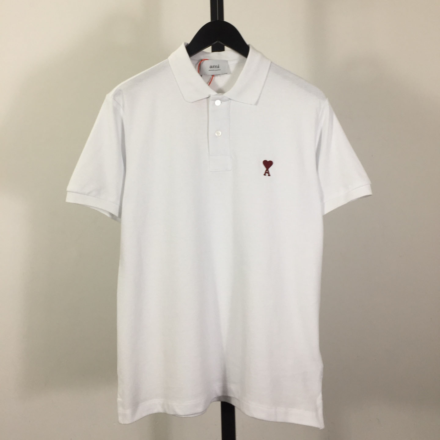 Ami Paris Ami De Coeur Embroidered Polo Shirt - EUR FASHION