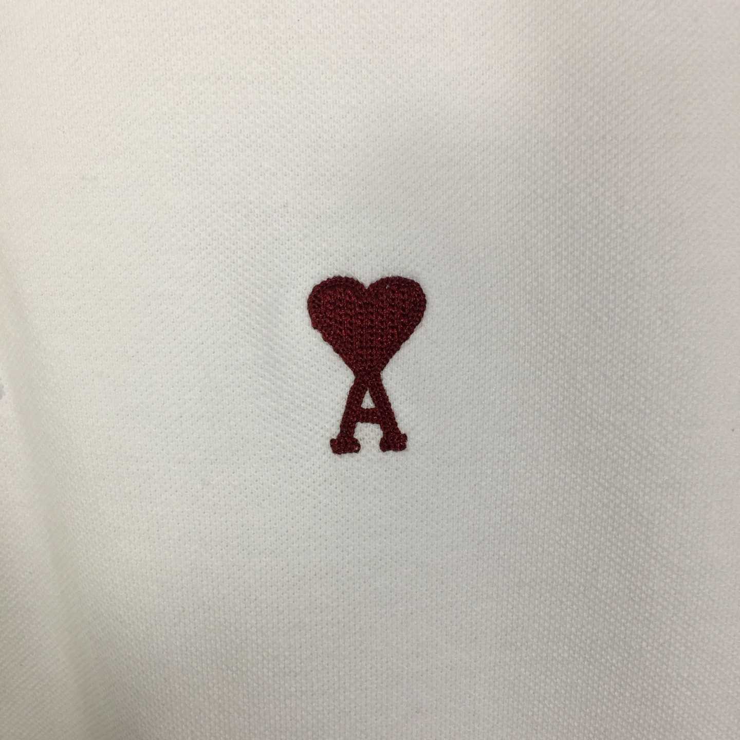 Ami Paris Ami De Coeur Embroidered Polo Shirt - EUR FASHION