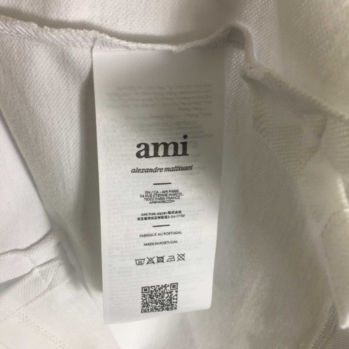 Ami Paris Ami De Coeur Embroidered Polo Shirt - EUR FASHION