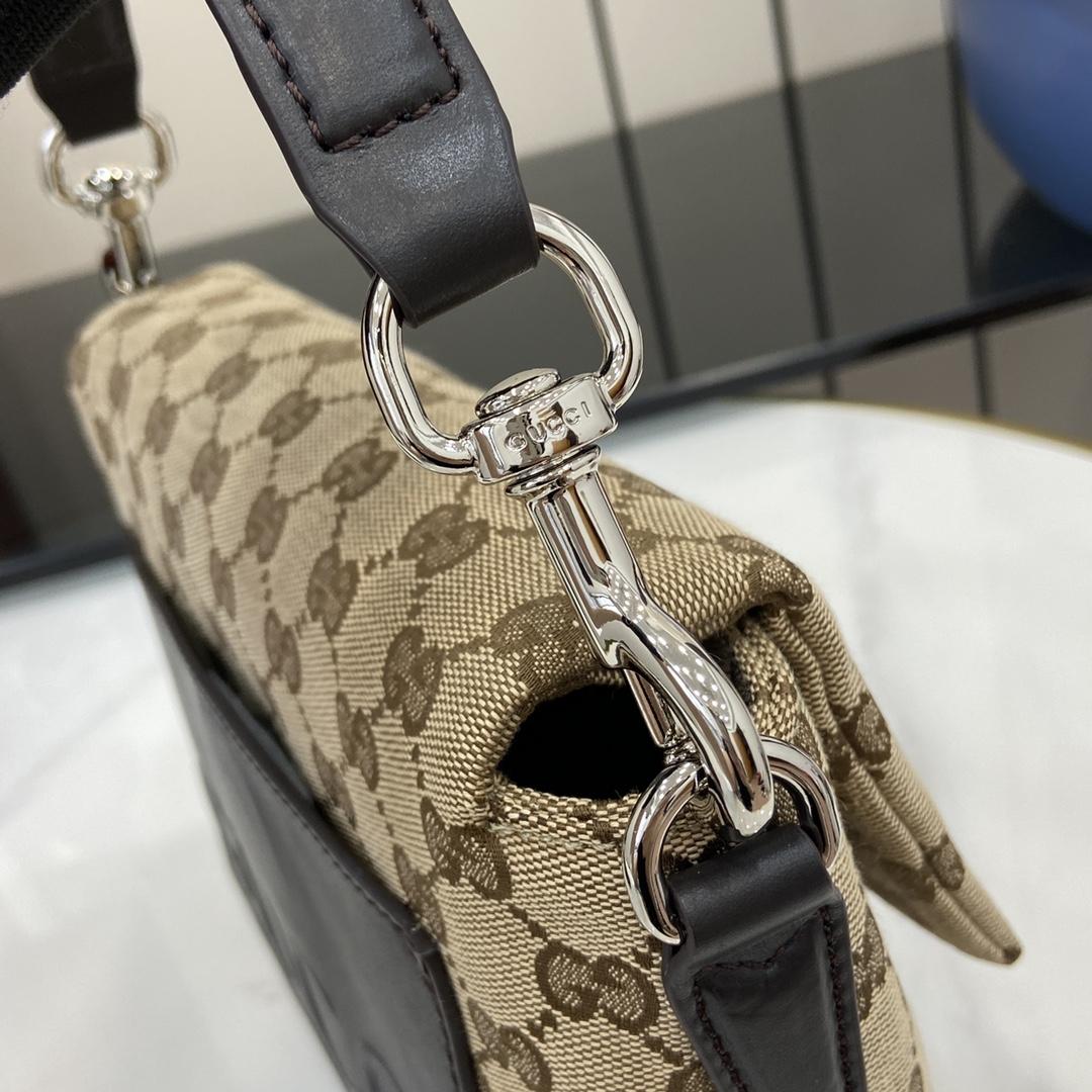 Gucci Small GG Crossbody Bag With Web - EUR FASHION