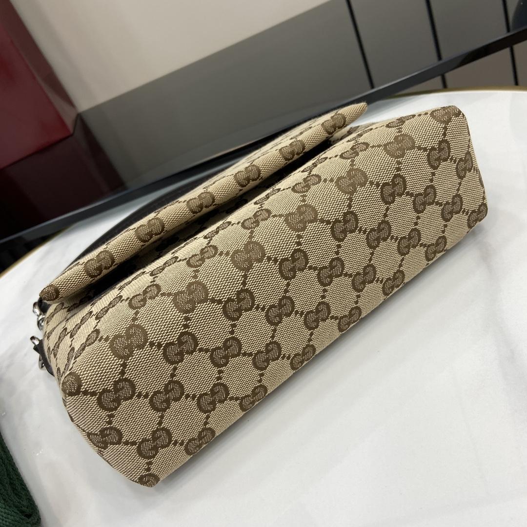 Gucci Small GG Crossbody Bag With Web - EUR FASHION