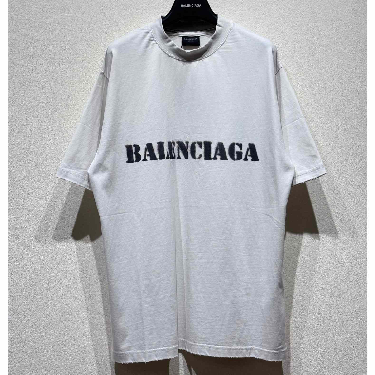 Balenciaga Stencil Type T-Shirt - EUR FASHION