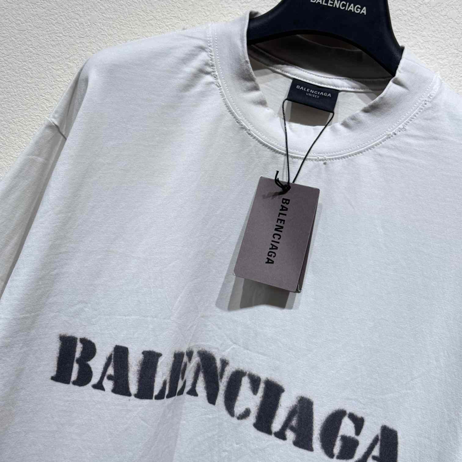 Balenciaga Stencil Type T-Shirt - EUR FASHION