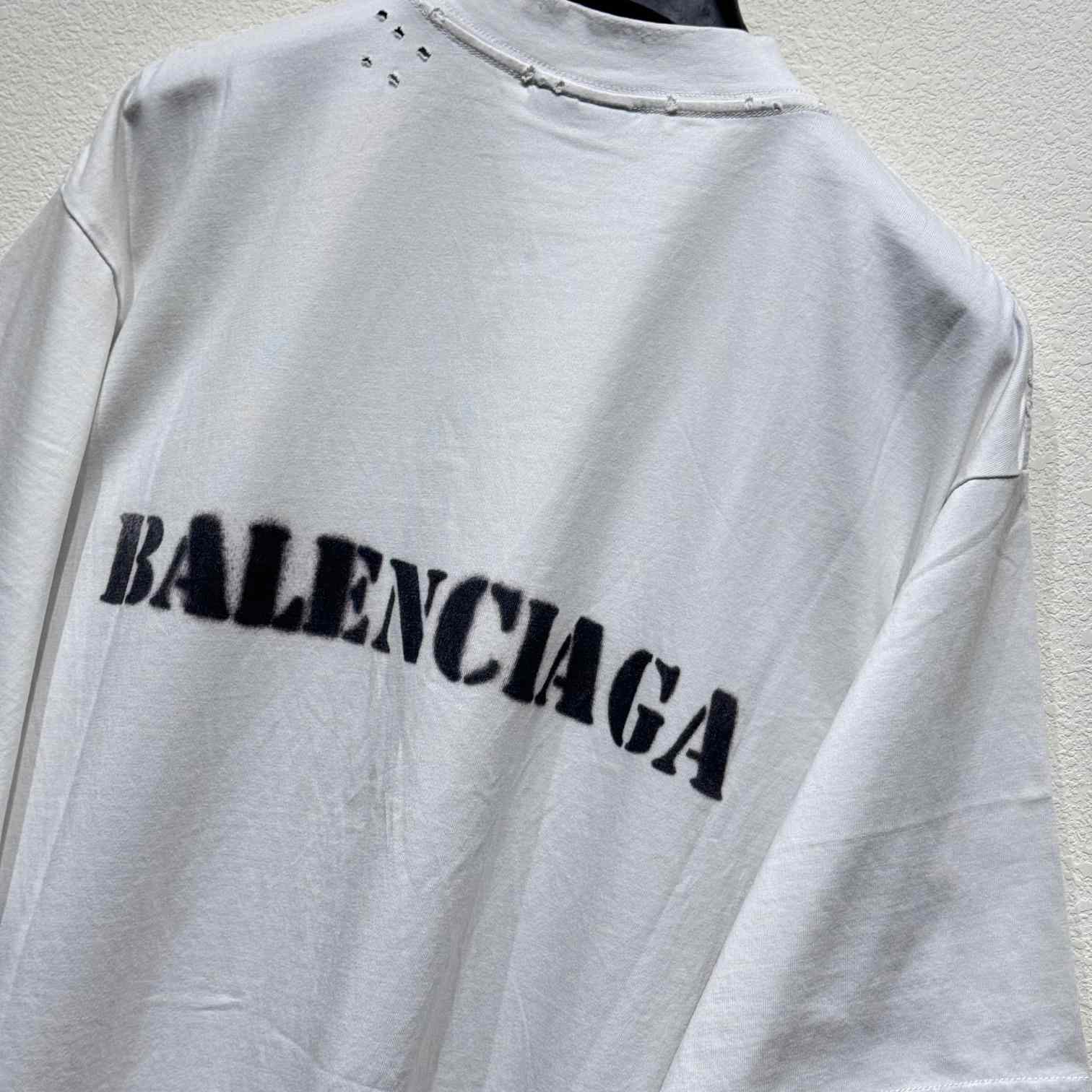 Balenciaga Stencil Type T-Shirt - EUR FASHION