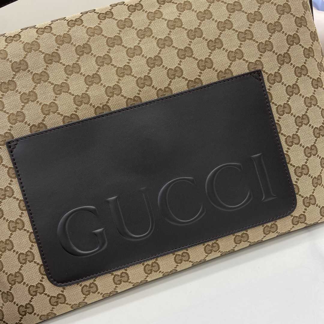 Gucci Medium GG Crossbody Bag With Web - EUR FASHION