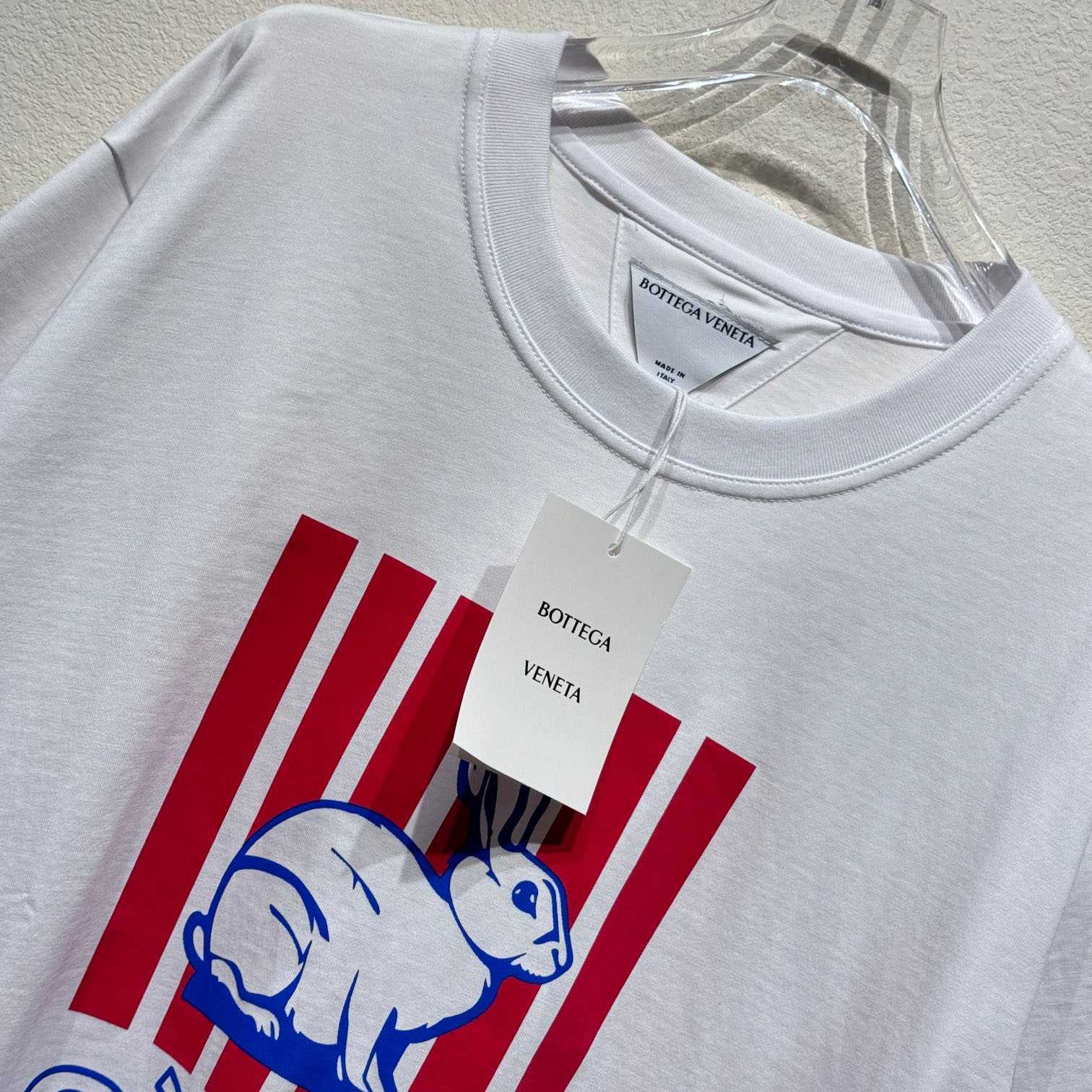 Bottega Veneta Cotton Printed Jersey T-Shirt - EUR FASHION