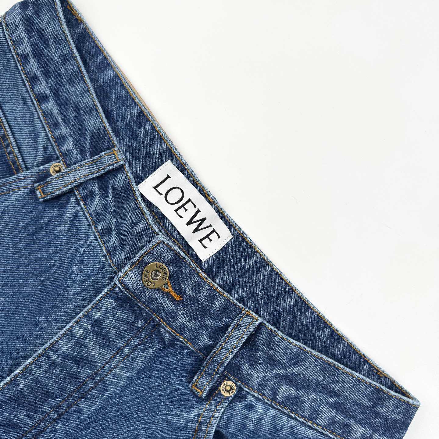 Loewe Anagram Baggy Jeans 'Blue Denim' - EUR FASHION