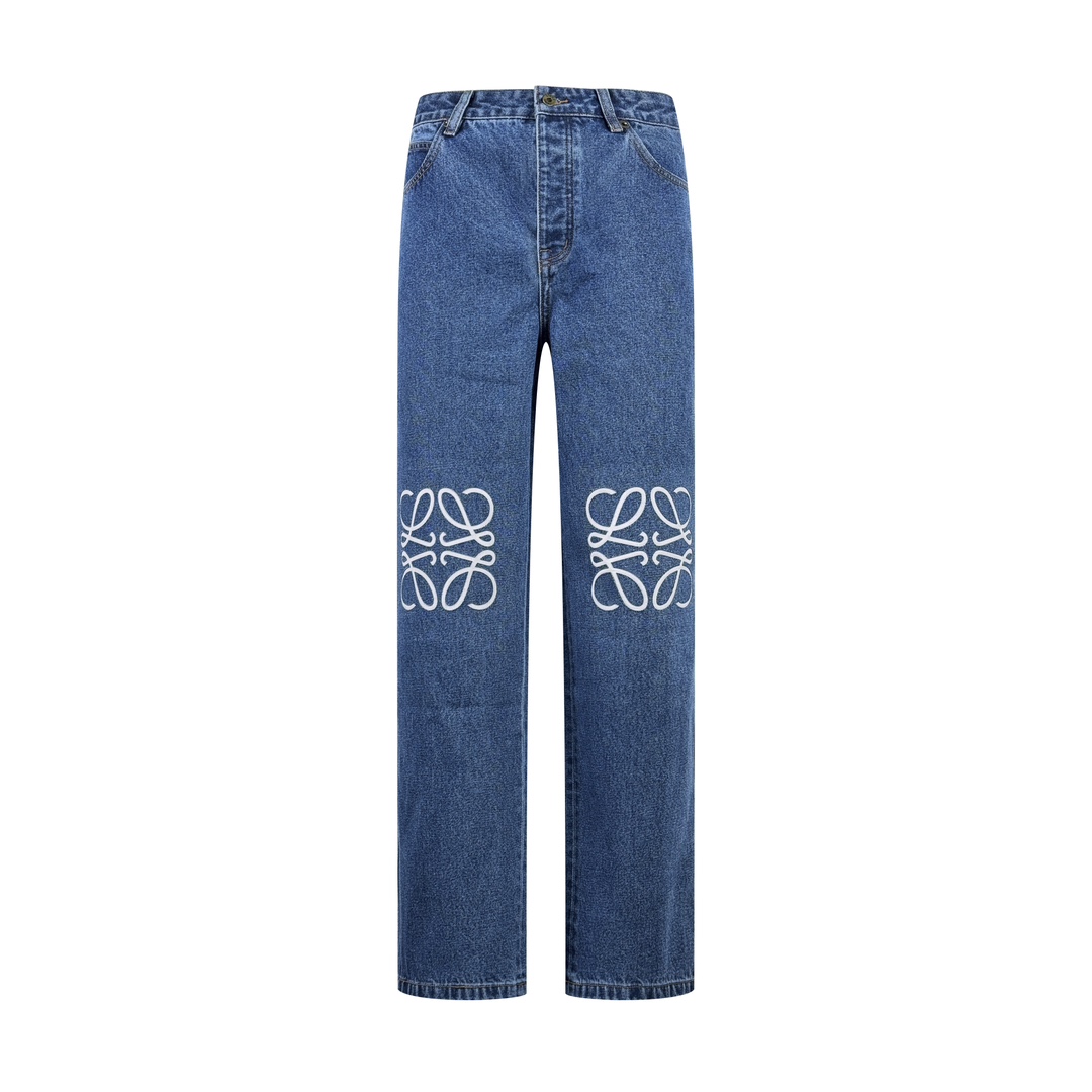 Loewe Anagram Baggy Jeans 'Blue Denim' - EUR FASHION