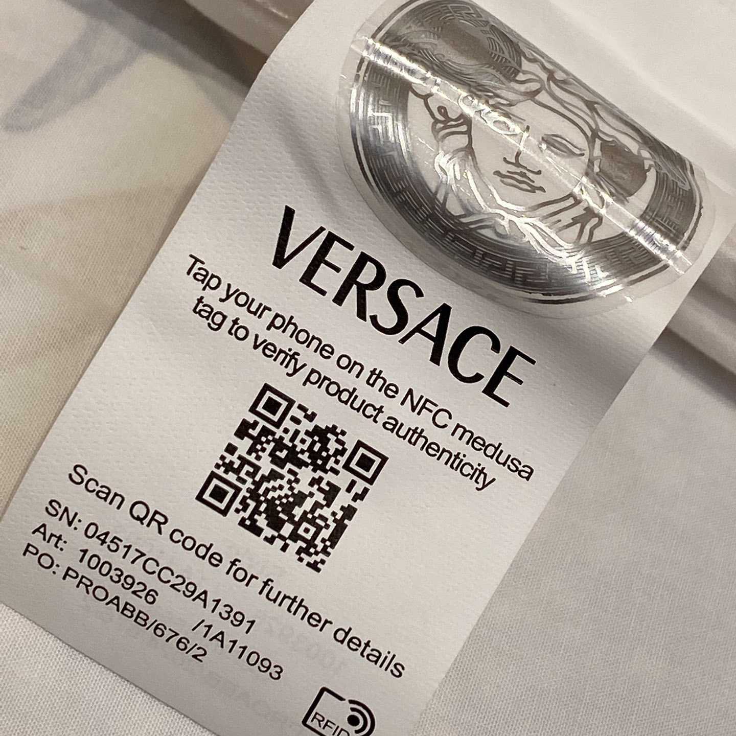 Versace Barocco Sea Cotton Shirt - EUR FASHION